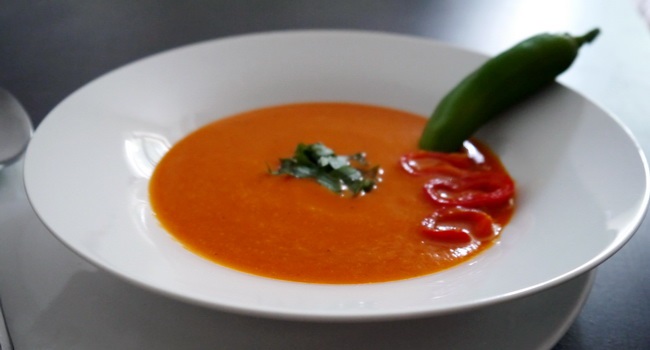 Crema di patate e peperoni