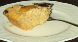 Torta alle pesche veganglutenFree