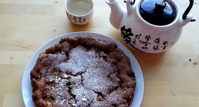 Torta di mele e pere