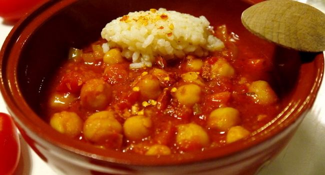 ceci in salsa speziata