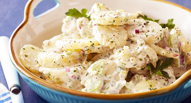 insalata di patate vegan