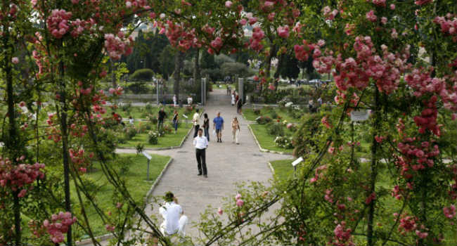 roseto comunale roma