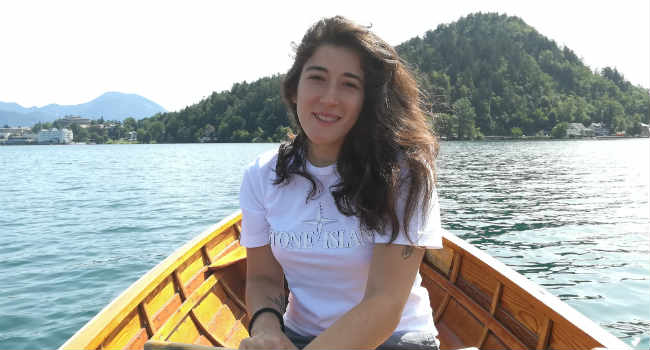 ragazza vegana