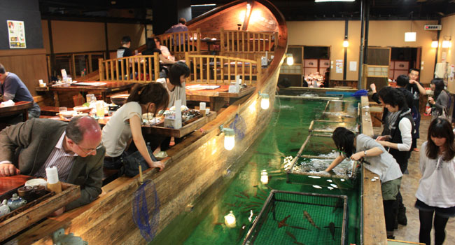 ristorante tokyo pesca pesci