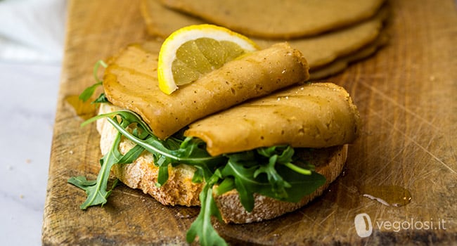 Affettato vegetale gusto arrosto - fatto in casa