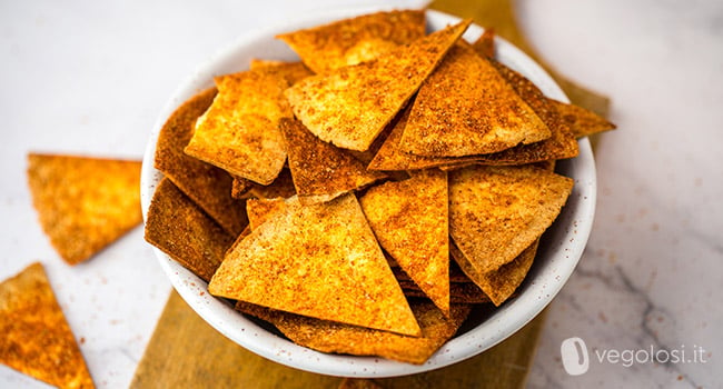 Doritos vegani fatti in casa